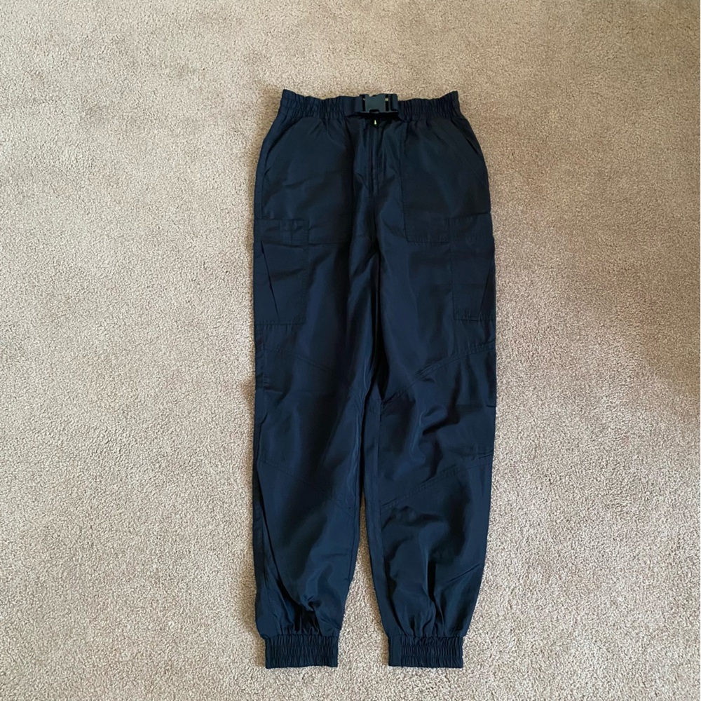 Zara Black Pants with Buckle